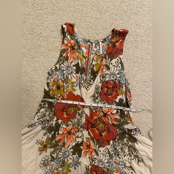 NWOT Free People “Backyard Party” Floral High Low Tunic Dress Size S - Picture 15 of 16